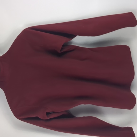 HELLY HANSEN Daybreaker Fleece Jacket Size Medium Burgundy - Picture 2 of 4
